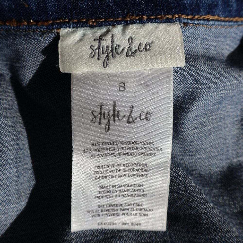 Jean Jacket - Size S - Embroidered - Style & Co - Picture 4 of 12